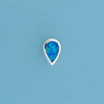 SPC TEARDROP SYN.OPAL STUDS            =