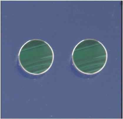 SPC 10mm MALACHITE STUDS               =