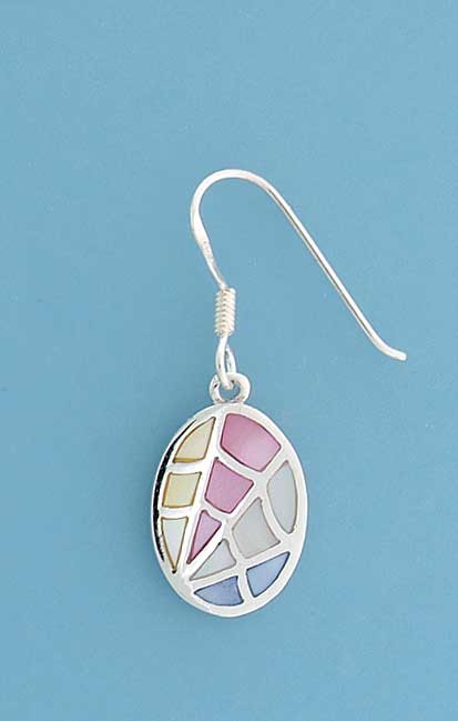 SPC MULTICOL M.O.P WEB PATTERN EARRINGS