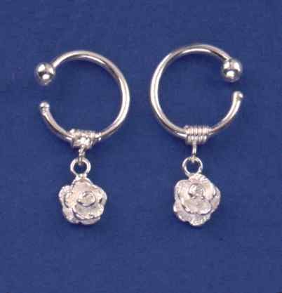 SPC EAR/NOSE CUFFS WITH ROSE DROP