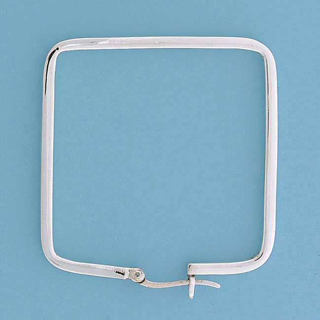 SPC 40x2x2mm SQ.CREOLE FITTING HOOPS   =