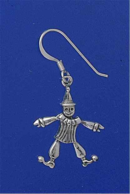 SPC SMALL MOVEABLE CLOWN DROP EARRING  =