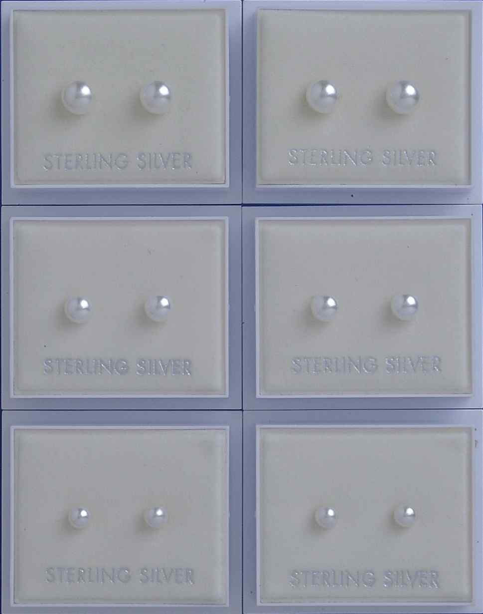 SPC IMM PEARL STUDS ASSORTED SIZES     =