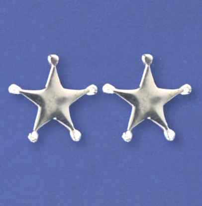 SPC BEAD END STAR STUDS                =