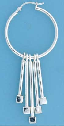 SPC 30mm HOOPS WITH BARS/CUBES DROPS   =