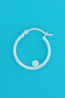 SPC 20x2mm CREOLE HOOP WITH CZ         =