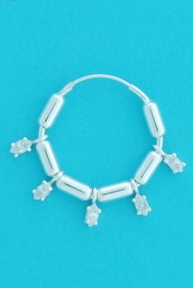 SPC BAMBOO STYLE HOOP/HANGING CZS