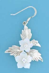SPC CAST LEAVES/M.O.P CZ FLOWER DROPS  =