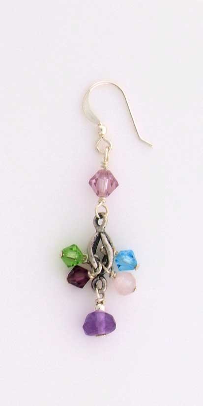 SPC MULTI COLOUR CRYSTAL/STONE DROPS   =