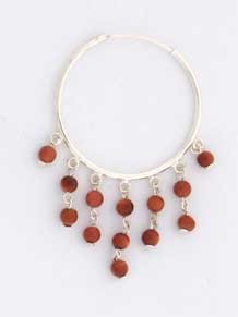 SPC 34mm HOOP/HANGING GOLDSTONE BEADS