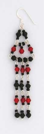 SPC  BLACK/RED CRYSTAL DROPS           =