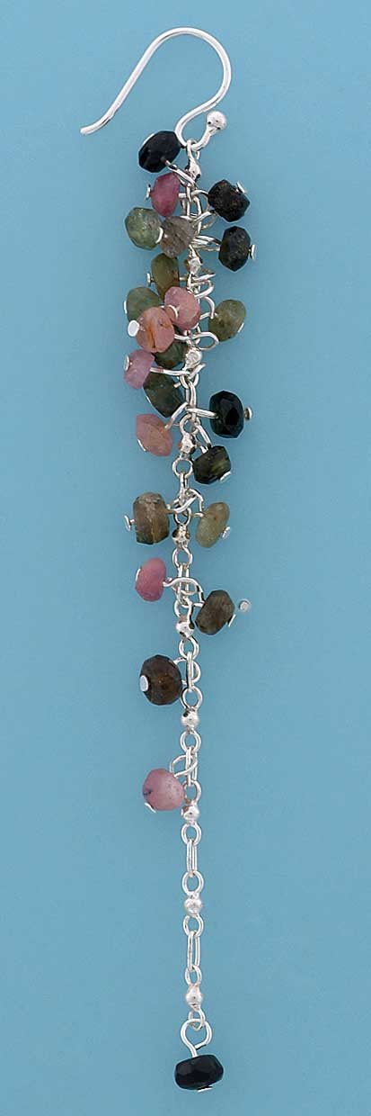 SPC TOURMALINE CHIPS CHAIN DROPS       =
