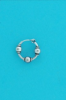 SPC 12x1.5mm BEADS BALI CREOLES