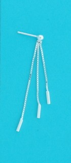 SPC THREE STRAND BOX CHAIN AND BAR DROP