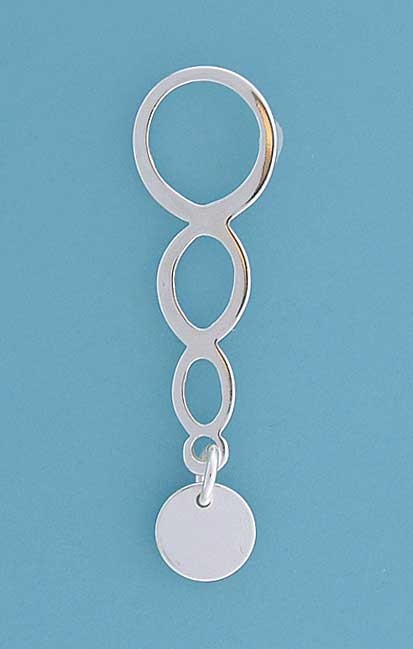 SPC DISC STUD WITH CUTOUT CIRCLES DROP