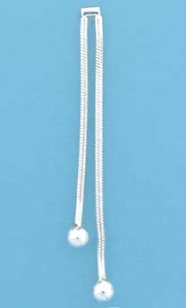 SPC 2 STRAND BEAD END SNAKE CHAIN DROPS=