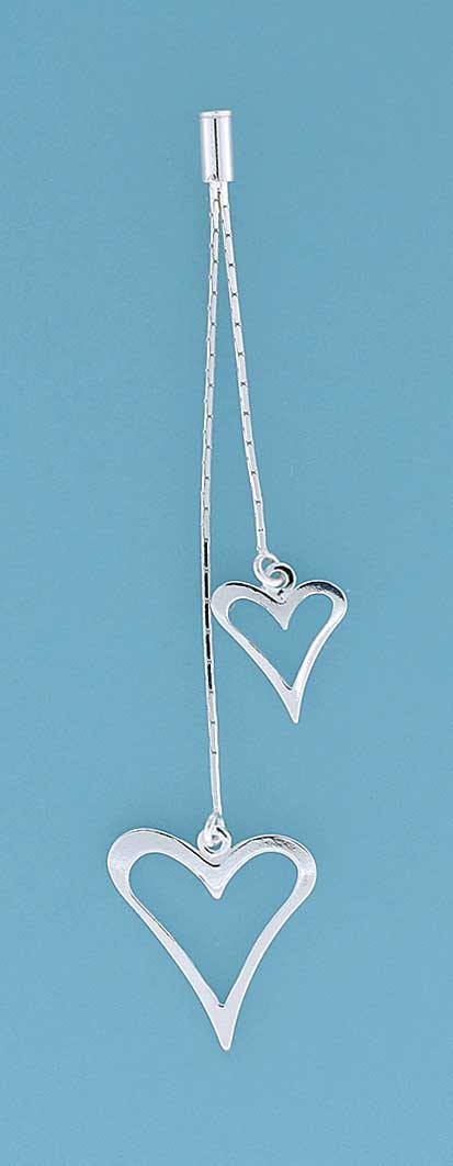 SPC 2 ROW CHAIN DROPS/CUTOUT HEARTS    =