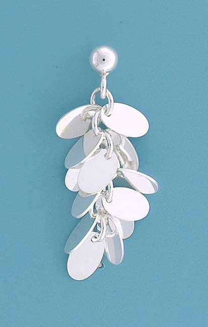 SPC BALL STUD WITH OVALS CLUSTER DROP  =