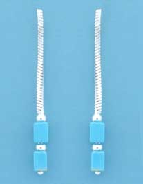 SPC IMM.TURQ CUBES COBRA CHAIN DROPS   =