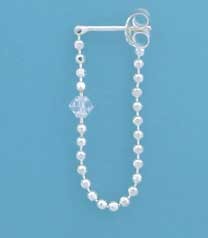 SPC CRYST WRAPROUND D/C BEAD CHAIN STUD=