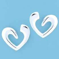 SPC 17mm 3/4 TIF HEART STUDS           =