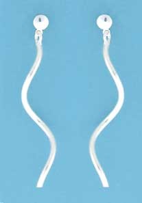 SPC SPIRAL BAR DROP EARRINGS           =