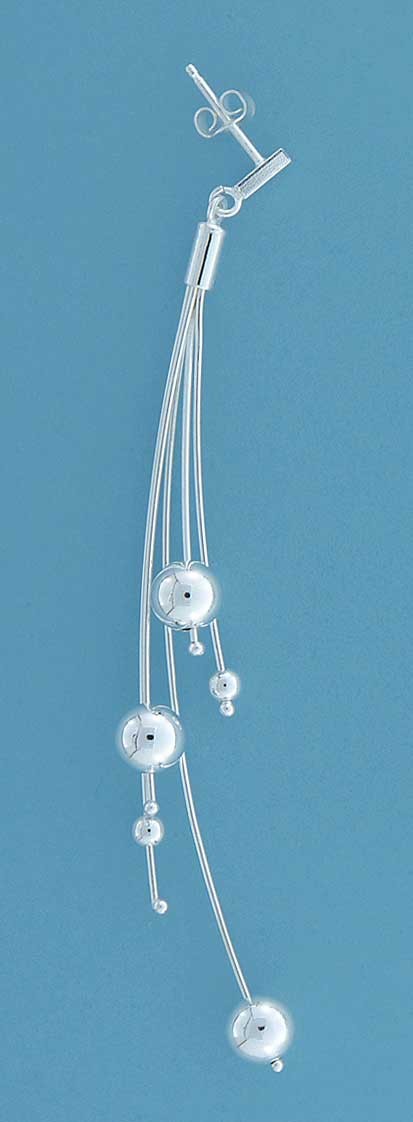 SPC CURVED 5 ROW WIRE DROPS/3+6mm BEADS=