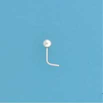 SPC 3MM BEAD BENT WIRE NOSE STUD