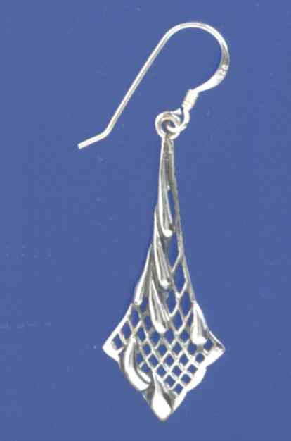SPC MELTING LATTICE DROP EARRINGS      =