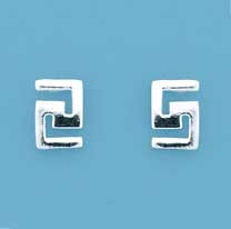 SPC 11x7mm CUTOUT GREEK KEY STUDS      =