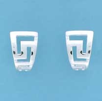 SPC TAPERING CURVED GREEK KEY STUDS    =