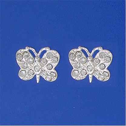 SPC BUTTERFLY GLITTER STUDS            =