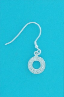 circle diamonte drop