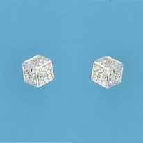 SPC CRYSTAL SET 6mm CUBE STUDS