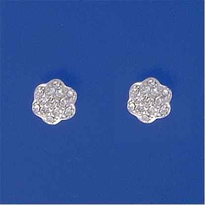 SPC GLITTER FLOWER STUDS               =