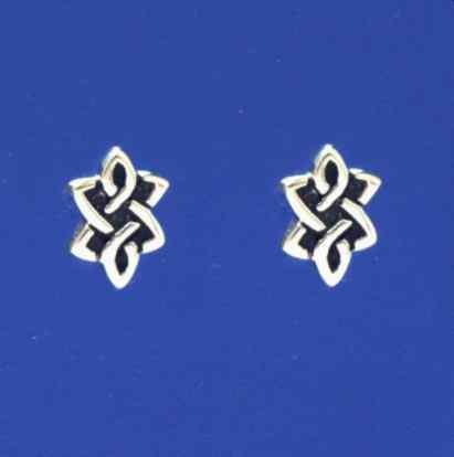 SPC STAR SHAPE OXIDISED CELTIC STUDS   -