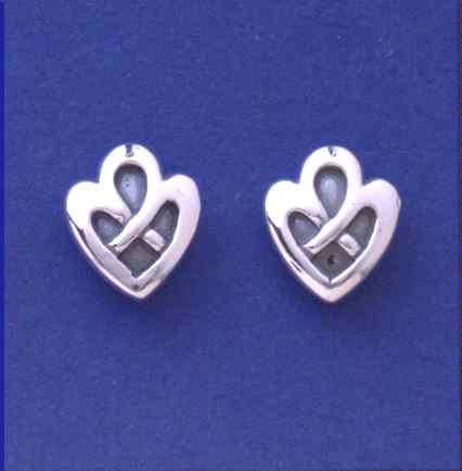SPC OXIDISED FANCY CELTIC STUD