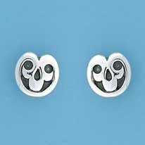 SPC PATTERNED OXIDISED CELTIC STUD