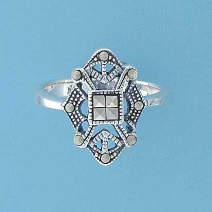 SPC FANCY MARCASITE RING