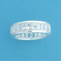 SPC BAGETTE CZ FULL ET RING            =