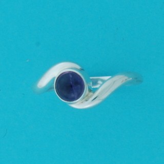 SPC 6mm AMETHYST CROSSOVER RING