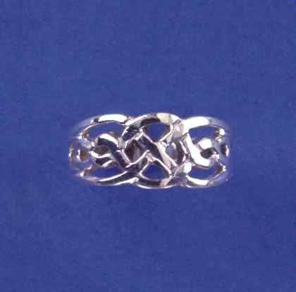 SPC 9mm FANCY TAPERING CELTIC KNOT RING