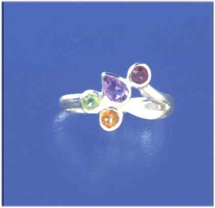 SPC ASSORTED STONE FANCY RING