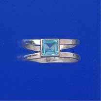 SPC 6x6mm IMM.BT SPLIT BAND RING       =