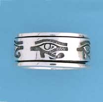 SPC EGYPTIAN EYE SPIN RING             =