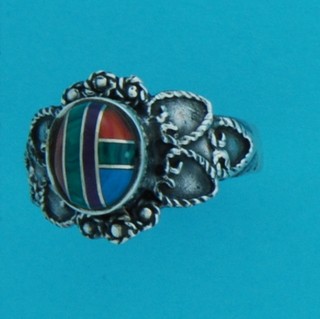 SPC M/COLOUR FANCY INDIAN STYLE RING   -