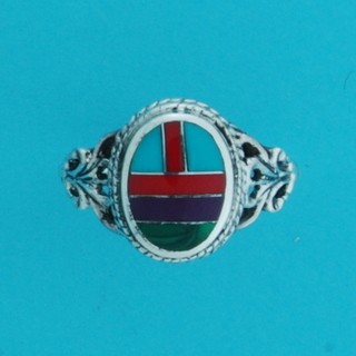 SPC M/COLOUR FANCY INDIAN STYLE RING