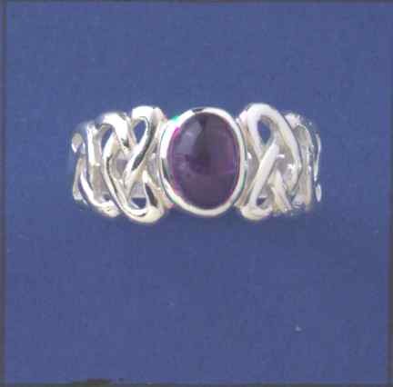 SPC 7x5 AME PLAIT SHANK CELT KNOT RING -