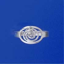 SPC OVAL TOP SPIRAL RING