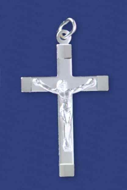 SPC 36x24mm MATT BEVEL EDGE CRUCIFIX